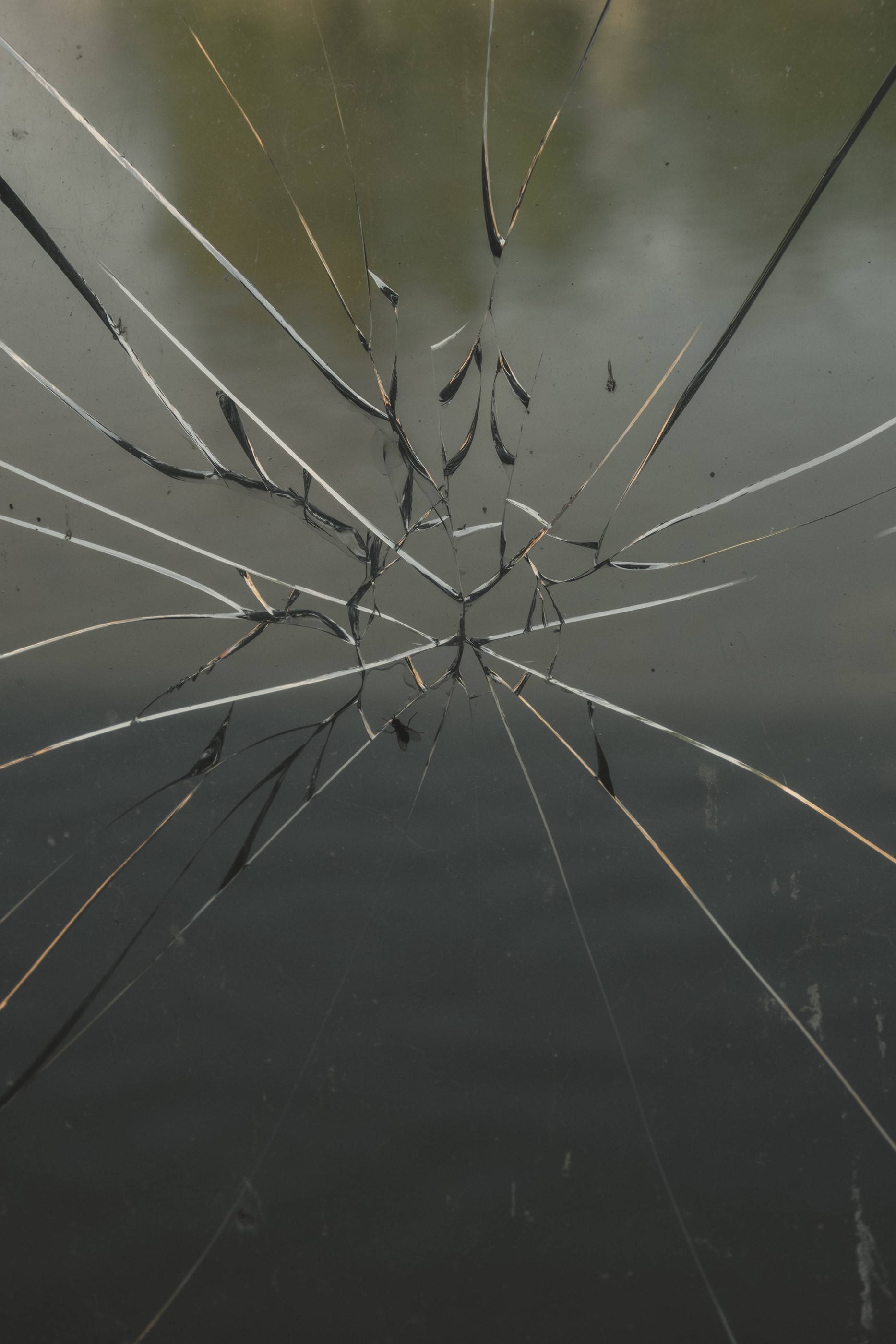 Smadret glas